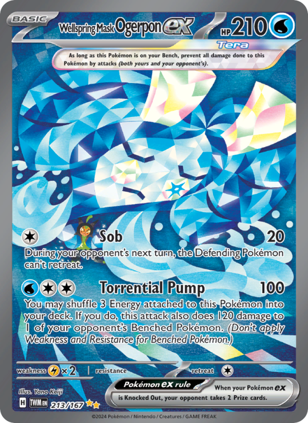 Wellspring Mask Ogerpon ex - Pokémon TCG Card