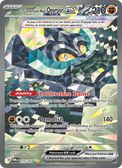 Cornerstone Mask Ogerpon ex - pokemon TCG Card