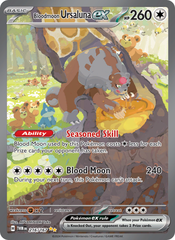 Bloodmoon Ursaluna ex - Pokémon TCG Card