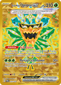 Teal Mask Ogerpon ex - pokemon TCG Card