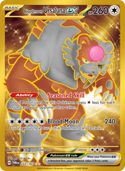Bloodmoon Ursaluna ex - pokemon TCG Card