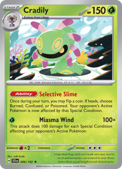 Cradily - pokemon TCG Card