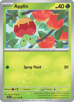 Applin - pokemon TCG Card
