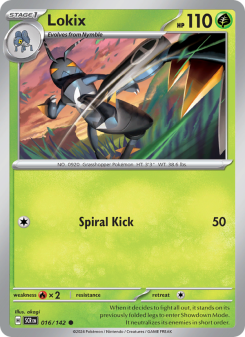 Lokix - pokemon TCG Card