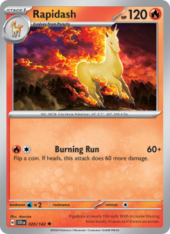 Rapidash - pokemon TCG Card