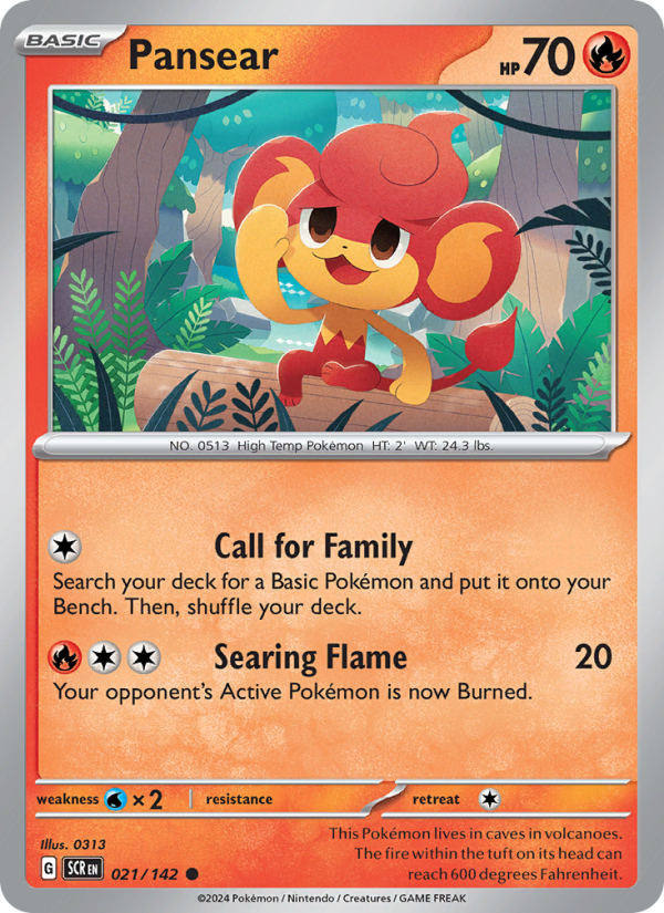 Pansear - Pokémon TCG Card