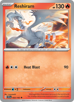 Reshiram - pokemon TCG Card