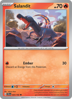 Salandit - pokemon TCG Card