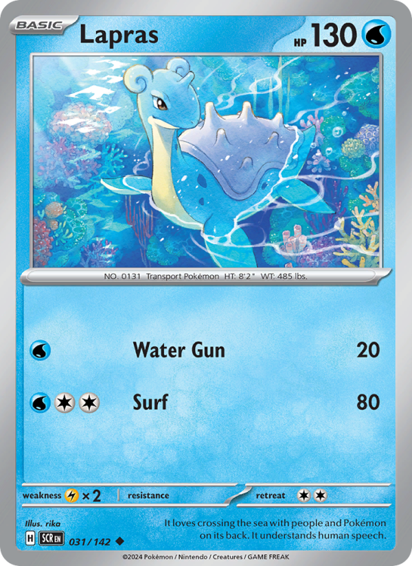 Lapras - Pokémon TCG Card