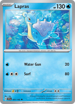 Lapras - pokemon TCG Card