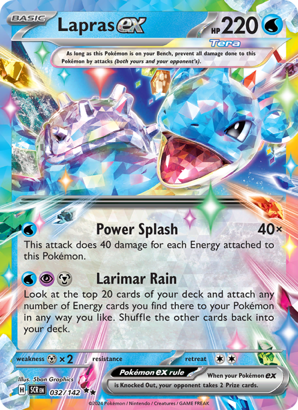 Lapras ex - Pokémon TCG Card