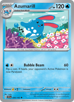 Azumarill - pokemon TCG Card