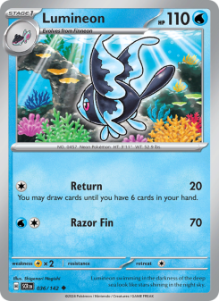 Lumineon - pokemon TCG Card