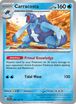 Carracosta - pokemon TCG Card