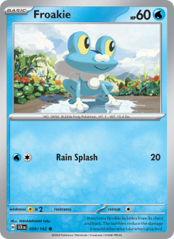 Froakie - pokemon TCG Card