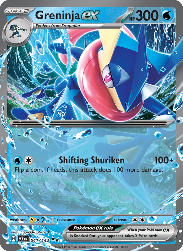 Greninja ex - Pokémon TCG Card
