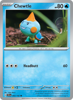 Chewtle - pokemon TCG Card