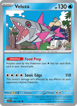 Veluza - pokemon TCG Card