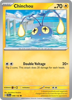 Chinchou - pokemon TCG Card