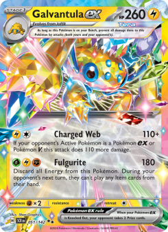 Galvantula ex - pokemon TCG Card