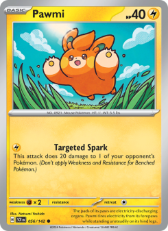 Pawmi - pokemon TCG Card