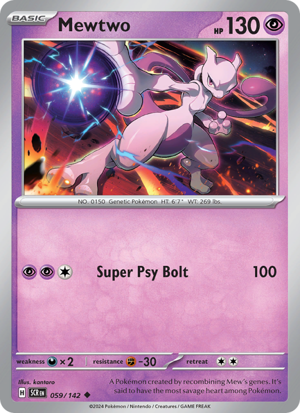 Mewtwo - Pokémon TCG Card