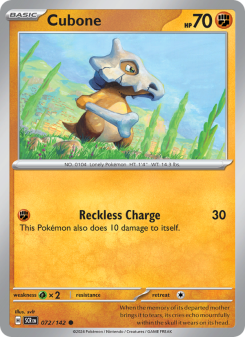 Cubone - pokemon TCG Card