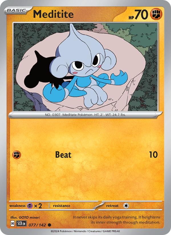 Meditite - Pokémon TCG Card