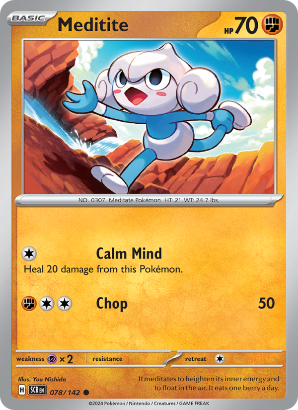 Meditite - Pokémon TCG Card