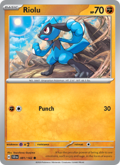 Riolu - pokemon TCG Card