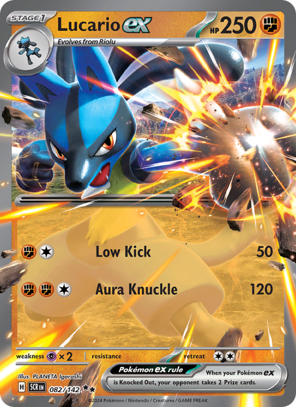 Lucario ex - Pokémon TCG Card