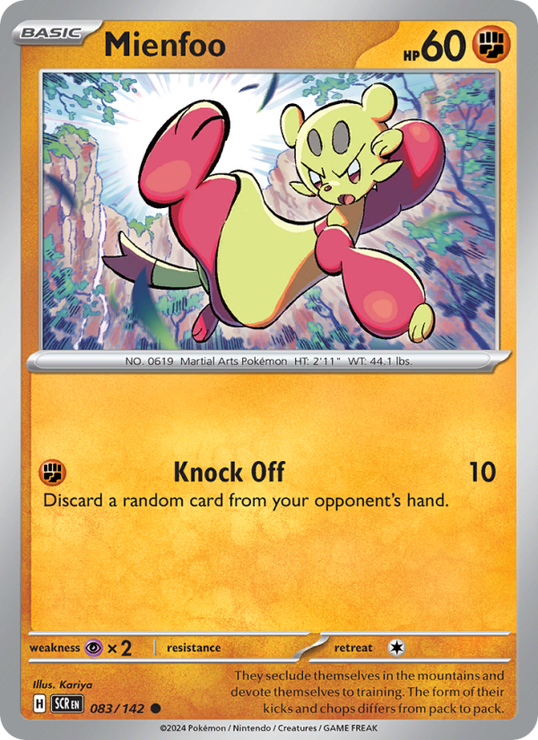 Mienfoo - Pokémon TCG Card