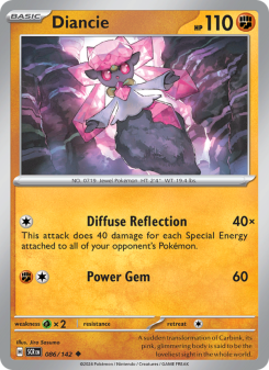 Diancie - pokemon TCG Card