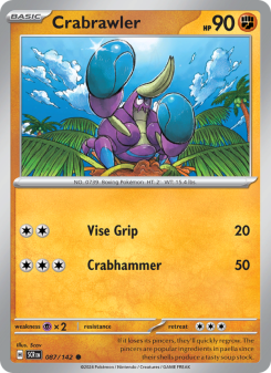 Crabrawler - pokemon TCG Card