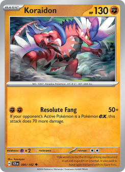 Koraidon - pokemon TCG Card