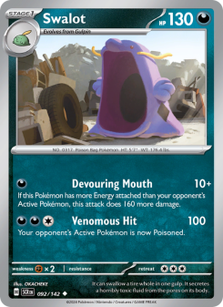Swalot - pokemon TCG Card