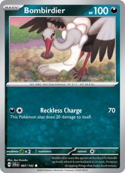 Bombirdier - pokemon TCG Card
