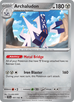 Archaludon - pokemon TCG Card