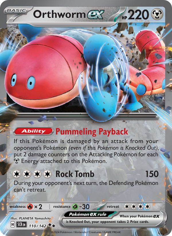 Orthworm ex - Pokémon TCG Card