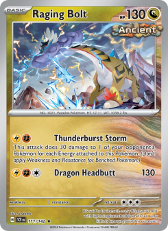 Raging Bolt - pokemon TCG Card