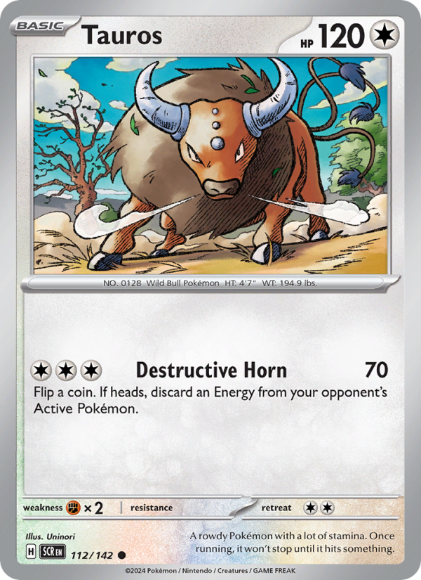 Tauros - Pokémon TCG Card