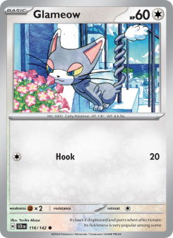 Glameow - pokemon TCG Card