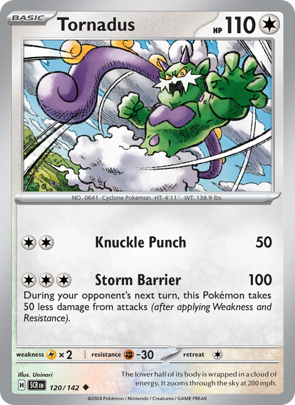 Tornadus - Pokémon TCG Card