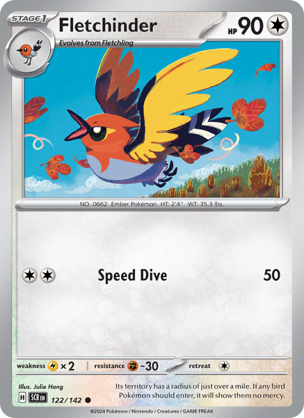 Fletchinder - Pokémon TCG Card