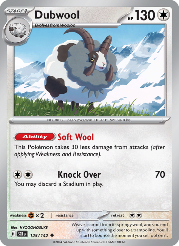 Dubwool - Pokémon TCG Card