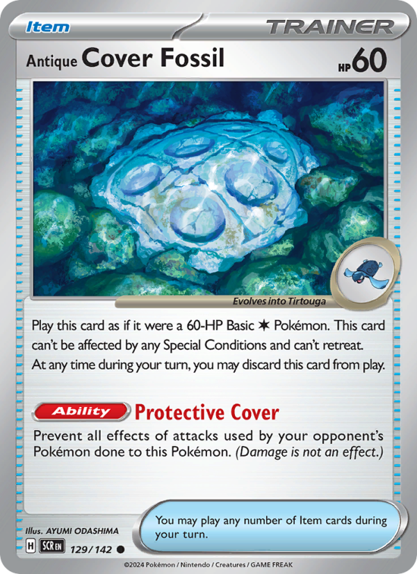 Antique Cover Fossil - Pokémon TCG Card
