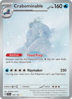 Crabominable - pokemon TCG Card