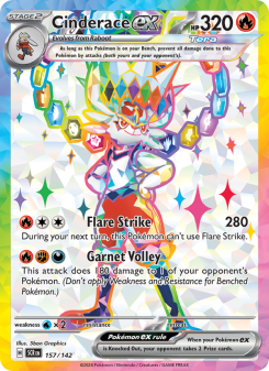 Cinderace ex - pokemon TCG Card