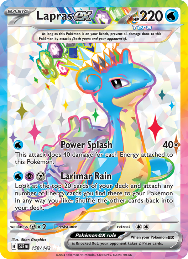 Lapras ex - Pokémon TCG Card
