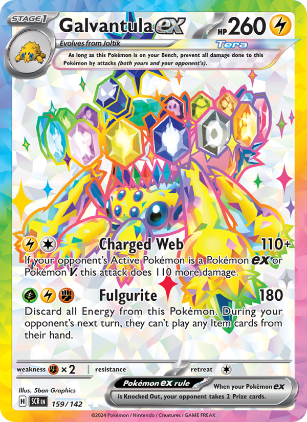 Galvantula ex - Pokémon TCG Card